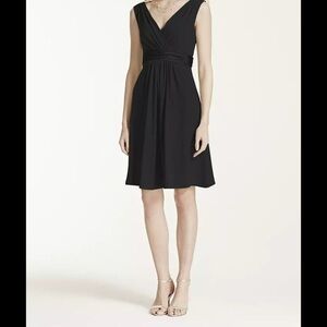 David's Bridal Elegant Black‎ dress